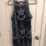 Altar'd State Navy Embroidered Dress Photo 0