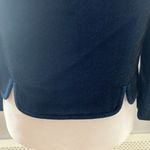 Vintage Lord and Taylor Navy and Black Striped Cropped Jacket Size Small Blue Photo 9