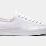 Converse Jack Purcell Canvas White Shoes Photo 5