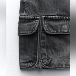 ZARA  Black Mini Skirt Cargo Photo 7