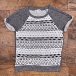 Victoria's Secret 🩶Victoria Secret Lace Shortsleeved Sweatshirt Photo 0