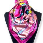 Geometric Print Scarf Pink Photo 0