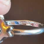 Mixed 3 color gemstone S925 silver ring size 7.5 Photo 7