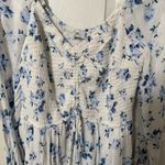 Hollister Romper  Floral Blue White Photo 3