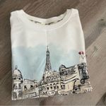 Karl Lagerfeld  women’s white sweatshirt with Paris graphic size xxs Photo 7