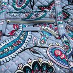 Vera Bradley Tote Bag Blue Makani Paisley pattern Shoulder Bag Photo 2