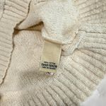 LL Bean Ivory Midweight Cotton Slub Kangaroo Pocket Hoodie Sweater Size‎ SMALL Photo 10