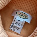 Talbots Vintage  Orange Turtleneck Sweater Pullover Shirt Ribbed Soft Size Med Photo 2