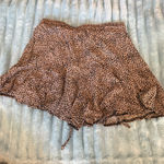 Cheetah shorts flowy Brown Photo 0
