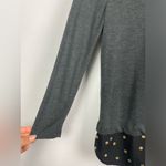 J.Crew Mercantile Gray Black Long Sleeve Layered Tunic Sweater Top Photo 1