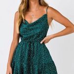 Oh Polly Green Polka Dot Dress Photo 0