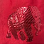 Banana Republic  Sequined Lucky Red Elephant Nylon Tote Bag Photo 2