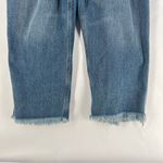REWASH ‎ Blue Medium Was Denim Cropped Cutoff Overalls 100% Cotton Size 7 Photo 4