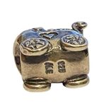 Pandora  Sterling Silver Baby's Shower Pram Stroller Bead Charm Vintage Old Money Photo 2