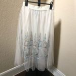 Moon Collection  tulle floral embroidered skirt sz M/L Photo 3