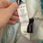 Maxine of Hollywood Women’s 20W Green White Patterned Swim Tankini Photo 2