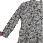 J.Crew  Animal Print Novelty Zebra Leopard Long Sleeve Tiered Mini‎ Dress Size XS Photo 10