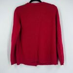 Gloria Vanderbilt Ugly Christmas Sweater Cardigan Medium  snowmen, stocking Color Photo 5