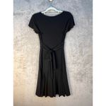 Maurice's Y2K VTG Babydoll Dress Medium Black Flounce Sleeve Whimsigoth Gilmore Girls Photo 3