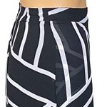 ASTR black/white geometric, sheer flyaway maxi skirt over mini skirt. Small. EUC Photo 5