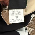 Shore Shapes Vintage Swimsuit One Piece Tropical Floral USA 8 10 Black Photo 6