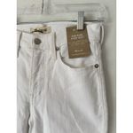 Madewell NWD Mid Rise Kick Out White Stretch Denim Jeans Women’s Size 24 Photo 5