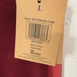 Born Outdoor Womens Fleece Wide Leg Sweatpants Hem Vents Red Pink Size Large Photo 5