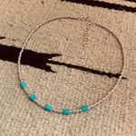 Western Inspired Choker Blue Photo 0