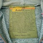 Aviator Nation  Striped Multicolor Trendy Edgy Bolt Full Zip Hoodie Size XS Photo 6