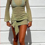 Green wrap cover up Photo 0