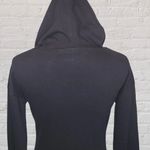 NFL Team Apparel Carolina Panthers Hoodie Mini Dress Womens SM Black Blue Sweatshirt Football Photo 6