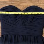 Amsale Dress Amsale Strapless Formal Sweetheart Neck Dress Bridesmaids Cocktail Navy Blue 2 Photo 13