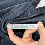 Anthropologie Daily Practice Black Batwing Velour Pullover Size Medium V-Back Photo 4