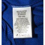 Quacker Factory  Womens Plus 3X Blue Sequin Tunic Thin Knit Shirt Party Holiday Photo 7