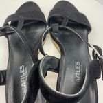 Charles by Charles David  4" Cork Wedge Black Sandal Photo 5