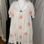 Urban Outfitters .  White and Orange Boho Dress Photo 0