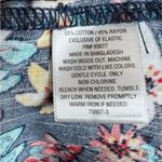 st. john's bay St John’s Bay split crewneck navy ditsy floral cotton blend top size medium NWT Photo 7