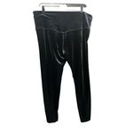Athleta  Elation Velvet Tight Leggings Womens Plus 2X Black Athleisure Cozy Yoga Photo 3