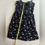 AUW Halter Top Dress Womens Large Black Floral Design Straps Pullover Summer Photo 12