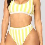 Striped Bikini Set Green Size M Photo 0