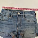 American Eagle Hi-Rise Shortie Denim Shorts Women’s 4 Super Super Stretch Light Photo 5
