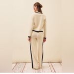 Knit Double Breasted Jacket and Pant Set Black Size L Photo 2