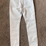 Brockenbow Reina Skinny Cropped High Waist Krystal White Studded Jeans 29 Photo 7