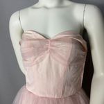 Vintage Prom Dress Strapless Wounded Bird Pink Tulle Susie Q Halloween Costume Size XXS Photo 16