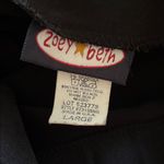 VTG Y2K Pleated Accordian Layered Mini Skirt Sz JR L Black Zip Back School Girl Photo 4