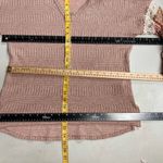 Hummingbird Women’s Peach Pink Floral Sweater Size Small Photo 5