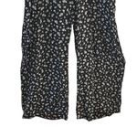 Madewell  Women's Floral Jumpsuit Black Long Sleeve Medium Casual Photo 6