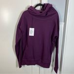 Zyia  Oh So Soft Cowl Neck Hoodie size XXL plum Nwt new lounge on the go soft Photo 1