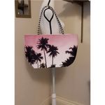 Avon Pink Palm Tree Tote Bag Photo 3
