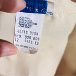 Levi's Vintage 1980’s Levi Strauss & Co Button Front Long Sleeve Beige Blouse Size 12 Photo 4